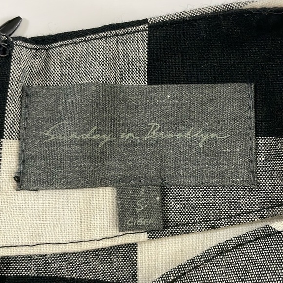 Sunday in Brooklyn checkered puff sleeve blouse size small - Picture 5 of 7